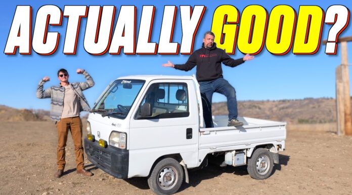 Video: We Put Our Honda Acty 4WD Mini Truck Through a Very Tough Off-Road Test : Does It Survive? 1995 honda acty 4wd kei mini truck pickup review off-road