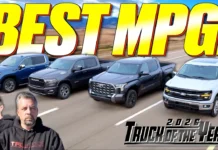 Video: GMC Sierra vs Ram 1500 vs Ford F-150 Hybrid vs Toyota Tundra Hybrid – Which Is the Most Efficient Full-size Truck in the USA? 2026 ford f-150 powerboost hybrid gmc sierra v8 chevy silverado 1500 toyota tundra iforce max ram hurricane denver 100 mpg loop