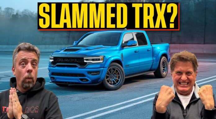 Video: Is a Slammed Ram TRX Street Truck Really Coming Soon to the Streets Near You? 2027 ram 1500 srt muscle truck trx supercharged v8