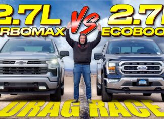 Video: Torque vs HP Drag Race – Is the Chevy Silverado 2.7L TurboMax I-4 Faster Than the Ford F-150 V6? 2026 chevy silverado 1500 turbomax ford f-150 ecoboost
