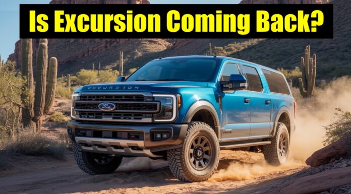 Ford CEO Asks Fluffy “Should We Bring the Ford Excursion Back?” 2028 ford excursion off-road tremor suv super duty pickup truck
