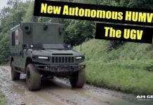 This New HUMVEE Drives Itself and It’s Powered by a New 6.5L Turbo Diesel V8 am general ugv unmanned ground vehicle humble
