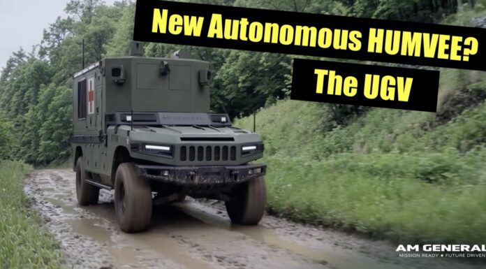 This New HUMVEE Drives Itself and It’s Powered by a New 6.5L Turbo Diesel V8 am general ugv unmanned ground vehicle humble