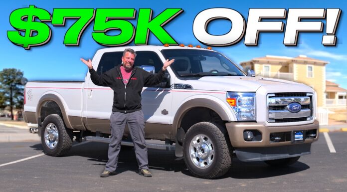 Video: This Luxurious Ford F-350 Diesel Costs Less Than a New Ford Maverick – Would You Buy It? 2014 ford f-350 f-250 king ranch power stroke turbo diesel 2015 used horses