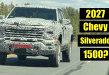 Spied: Is This a 2027 Chevy Silverado 1500 Trail Boss? Could I Be a Plug-In Hybrid? 2027 Chevy Silverado 1500 trail boss prototype arizona