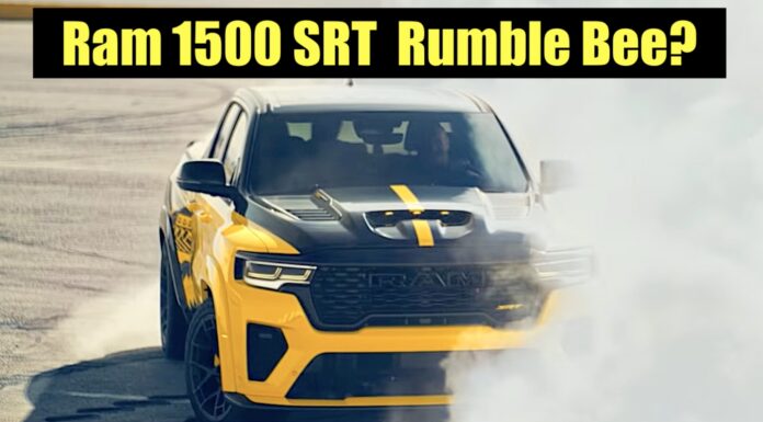 News: Is This the New Ram 1500 SRT Rumble Bee? The Hellcat V8-powered Muscle Truck 2027 2028 ram 1500 rumble bee hellcat v8 supercharged truck