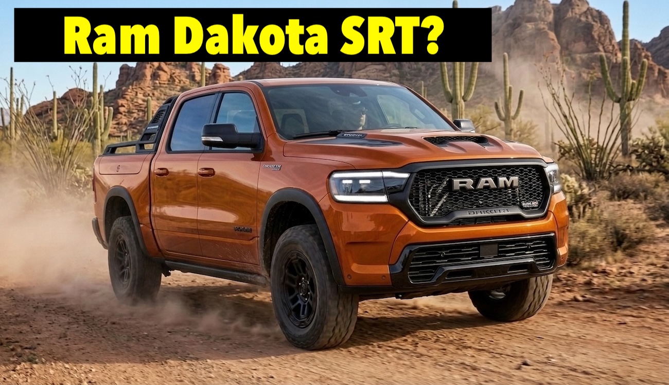 News: Ram Says the New 2028 Ram Dakota SRT Will Be the Most Powerful Pickup Truck in the Segment