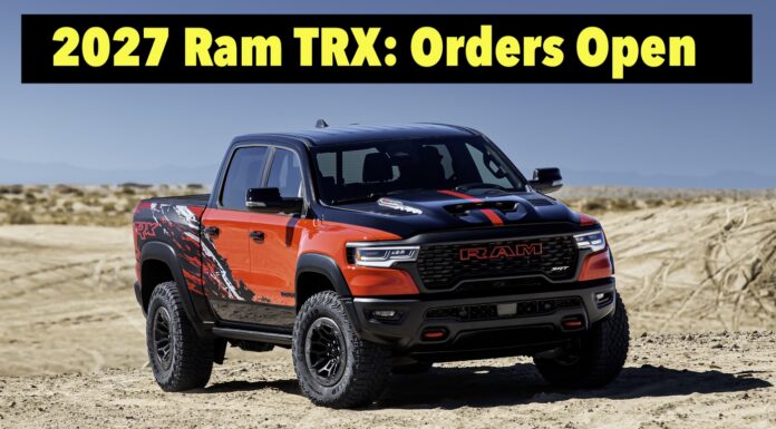 2027 Ram TRX Orders Are Now Open: How’s How Much It Will Cost You 2027 Ram 1500 TRX SRT Bloodshot Night Edition