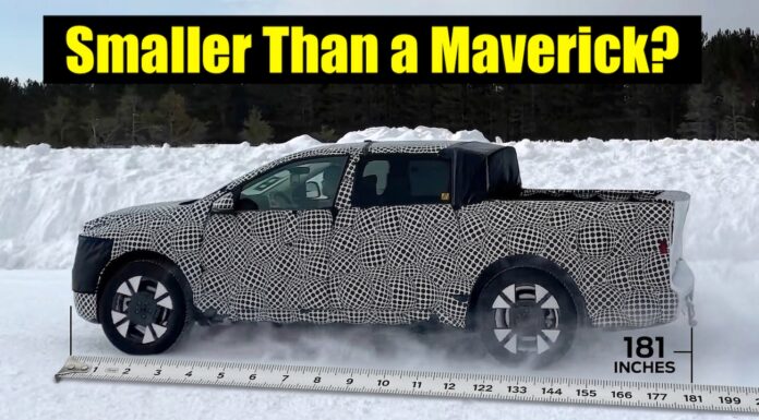 Whoa: Ford’s New Pickup Truck Could Be More Than a Foot SHORTER Than the Current Ford Maverick! 2028 ford ranchero uev pickup truck length estimate maverick ranger rav4