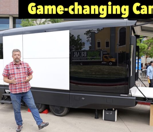 Video: I Have Never Seen a Camping Trailer Like This Before – The AboardRV T4 Range Extender Hybrid Is Here! AbordRV T4 electric self-propelled range extender camping trailer family