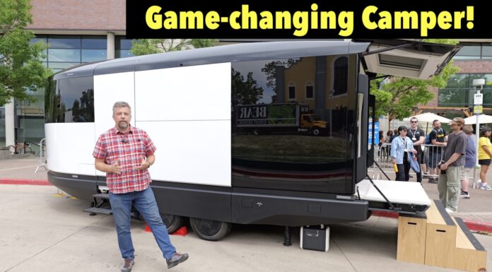 Video: I Have Never Seen a Camping Trailer Like This Before – The AboardRV T4 Range Extender Hybrid Is Here! AbordRV T4 electric self-propelled range extender camping trailer family