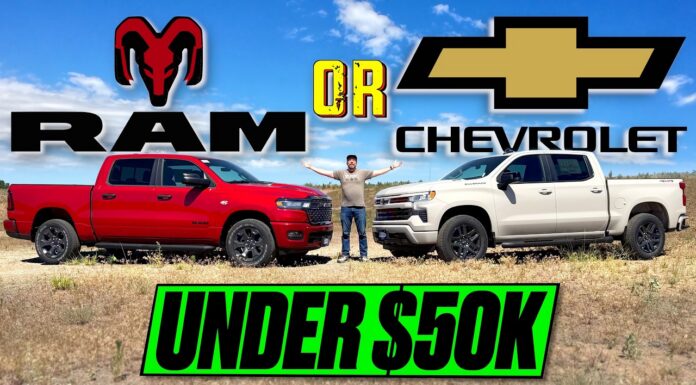 Ram 1500 vs Chevy Silverado 1500: Which Is the Better Option for Under $50K? 2026 ram 1500 Chevy Silverado comparison first drive review 4x4 crew cab