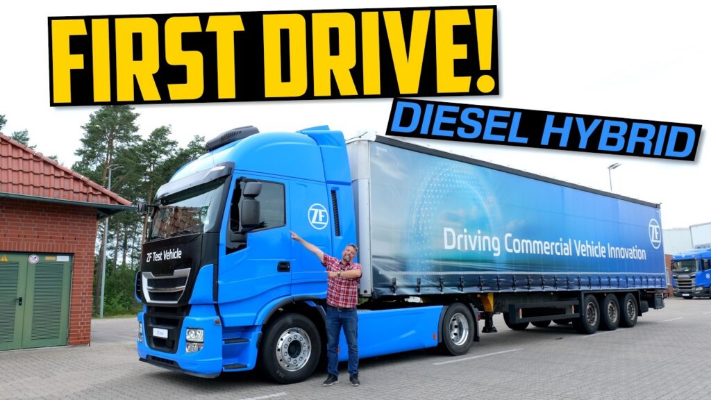 first drive diesel electric semi truck big rig hybrid