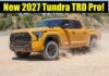 The Updated 2027 Toyota Tundra TRD Pro Brings a New Signature Color: Honeycomb 2027 toyota tundra trd pro honeycomb hero image
