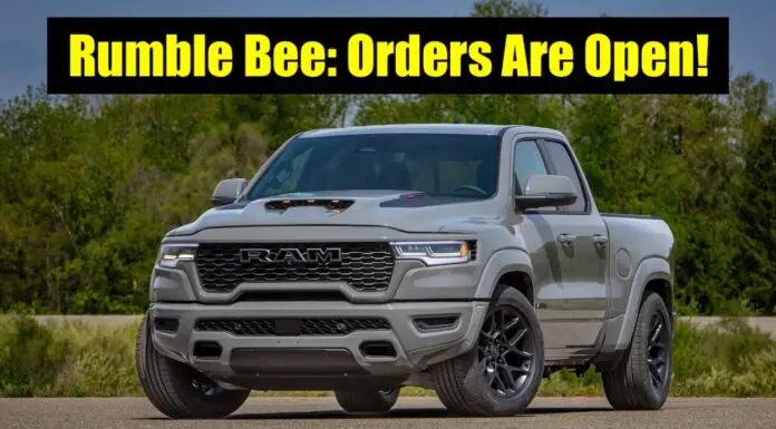 News: 2027 Ram 1500 Rumble Bee Muscle Truck Orders Are Now Open 2027 ram 1500 rumble bee orders colors