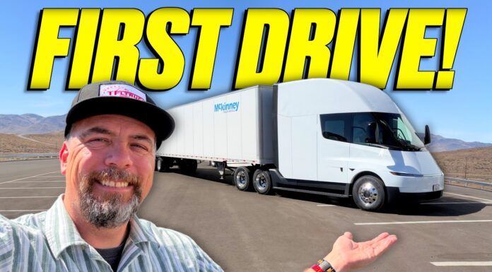 Video: I Finally Drive a Fully Loaded Production Tesla Semi Truck – Here Are All the Details! 2027 Tesla semi first drive